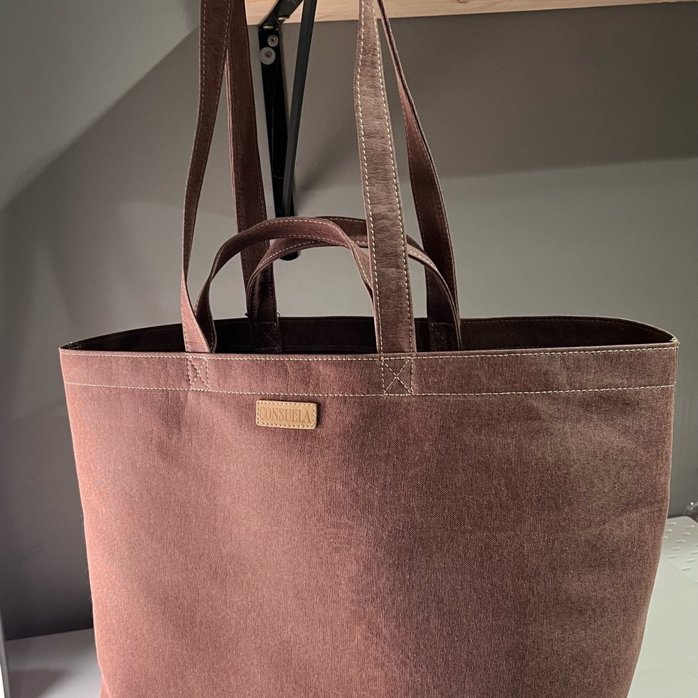 Consuela Chocolate Brown Tote Bag
